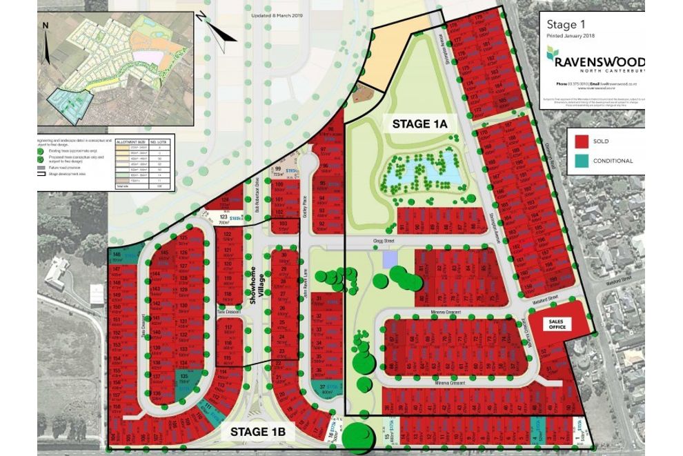 For sale Stage 1 an Ravenswood, Rangiora Woodend Road, Woodend