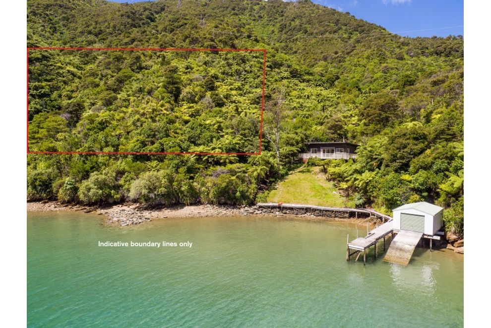 For sale Blackwood Bay waterfront section realestate.co.nz