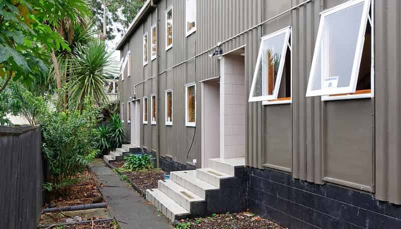 Aerial Spring Property value - 4/22 Spring Street, Onehunga - realestate.co.nz