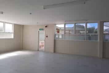 Open plan office near town