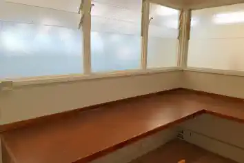 Open plan office near town