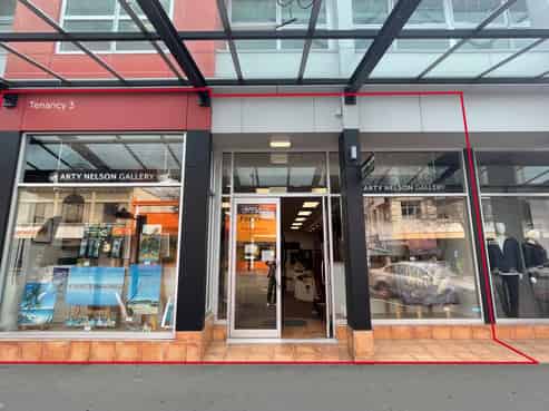 Prime retail in Nelson City for lease