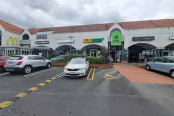 BETWEEN MCDONALD'S, HELL PIZZA AND SUBWAY!