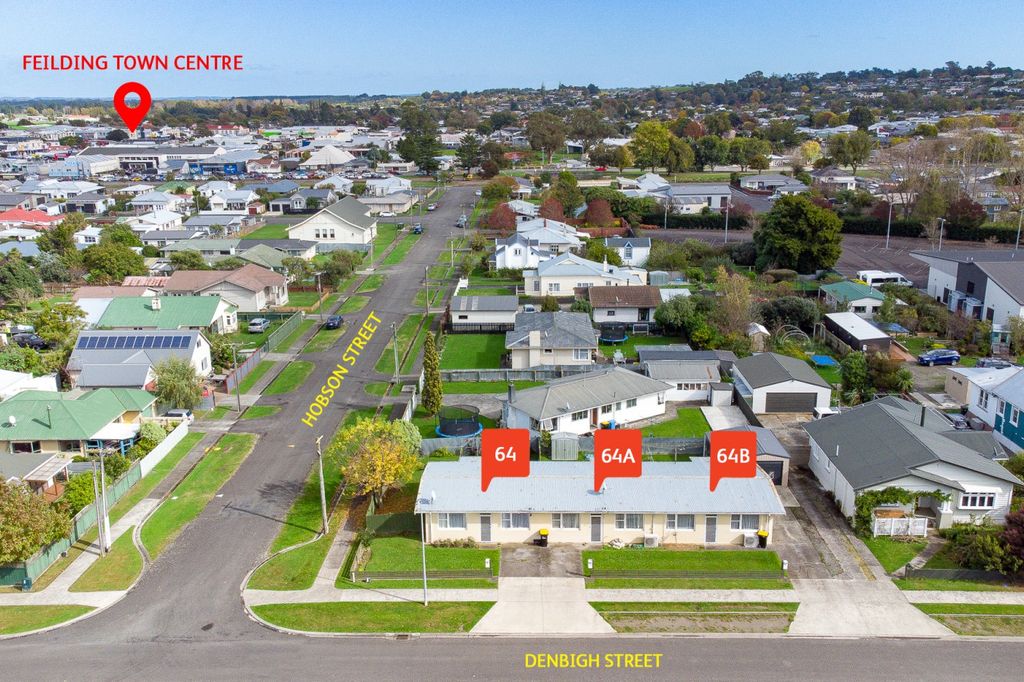 Property value 64 Denbigh Street, Feilding realestate.co.nz