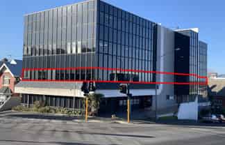 Central Octagon office with with city views