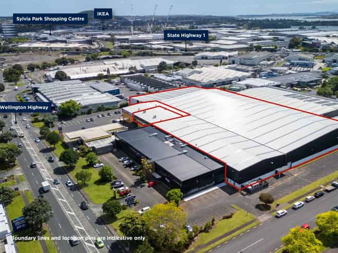 Large Mt Wellington industrial facility