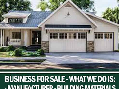 MANUFACTURER AND INSTALLER OF BUILDING MATERIALS