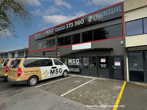 Newly renovated office and storage 