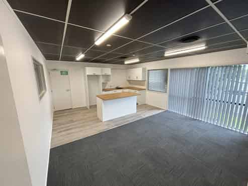 Newly renovated office and storage 