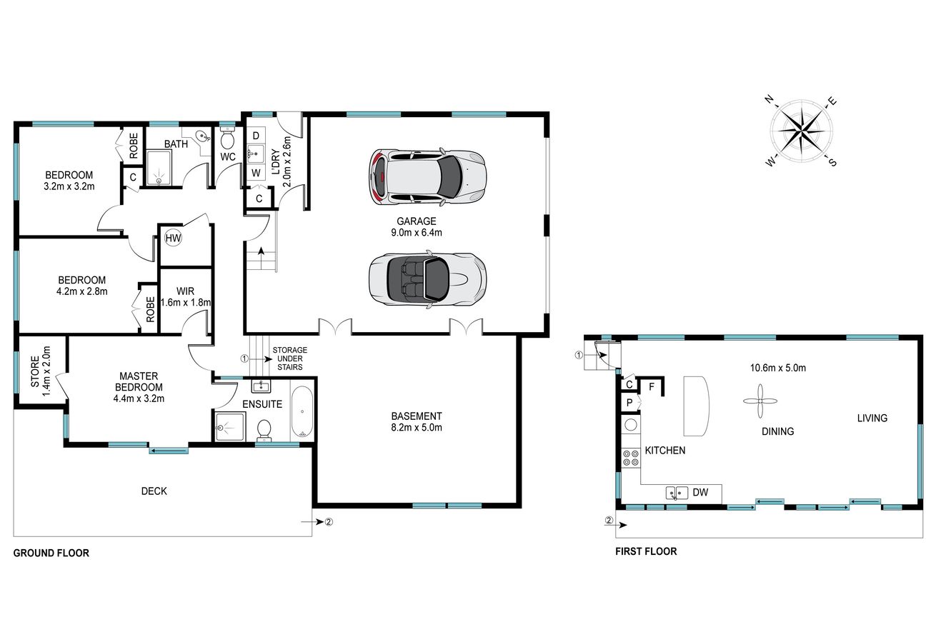 Family Home in Beach Cul-de-sac - sea view - Vaade 4
