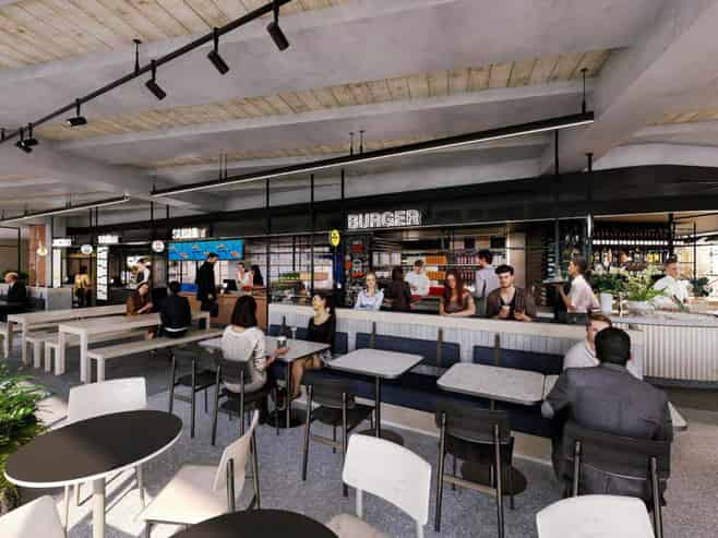 Corporate café in Wynyard Quarter 