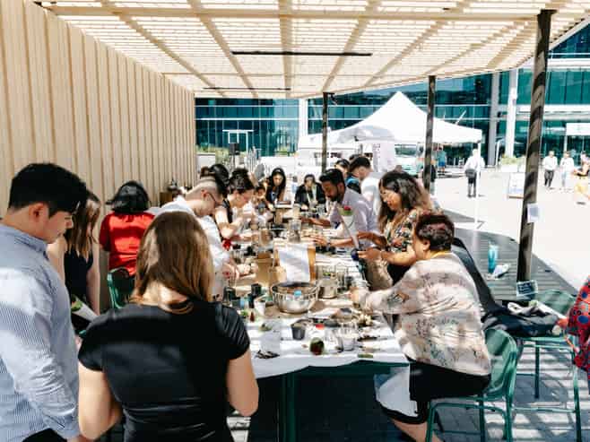 Corporate café in Wynyard Quarter 