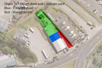 98m² Shed on Miro. 