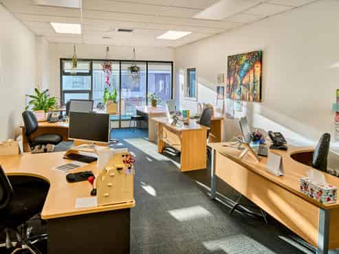 Modern office and storage