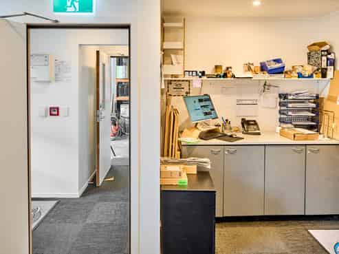 Modern office and storage