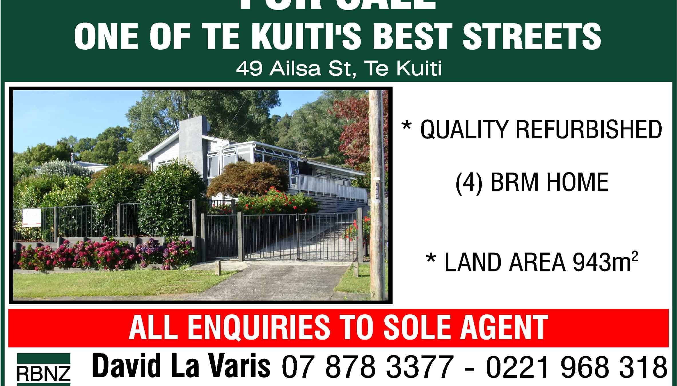 49 Ailsa Street, Te Kuiti, Waitomo For Sale realestate.co.nz