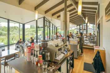 Thriving Café and Gift Store at Lake Matheson 