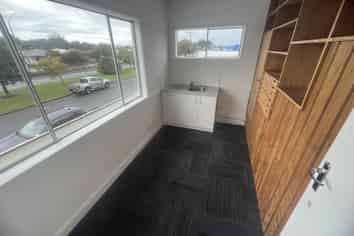 Tidy first floor office with profile