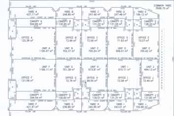 982sqm industrial warehouse with yard