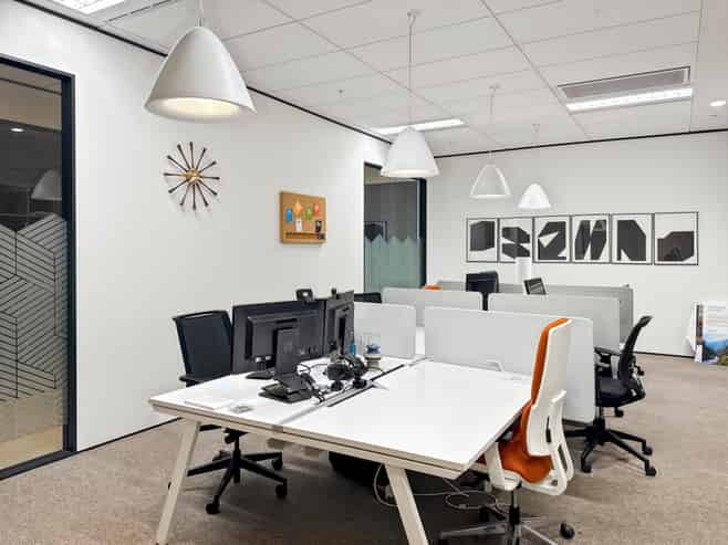 Reserved coworking spot in Commercial Bay