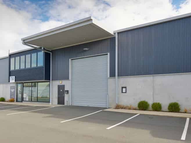 Modern commercial warehouse