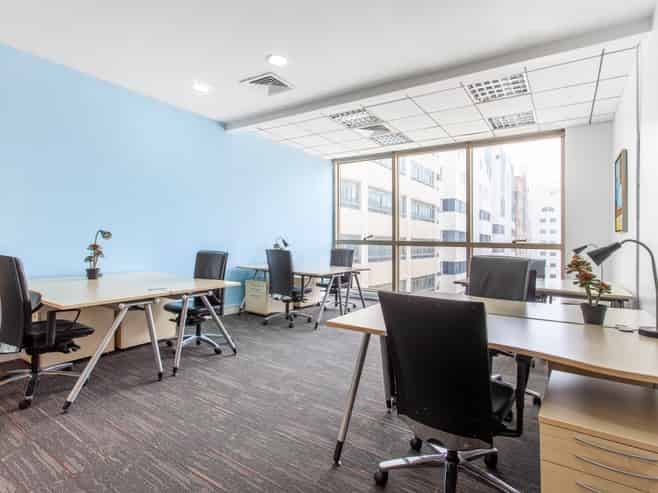Office space for 5 person in Regus Willis St