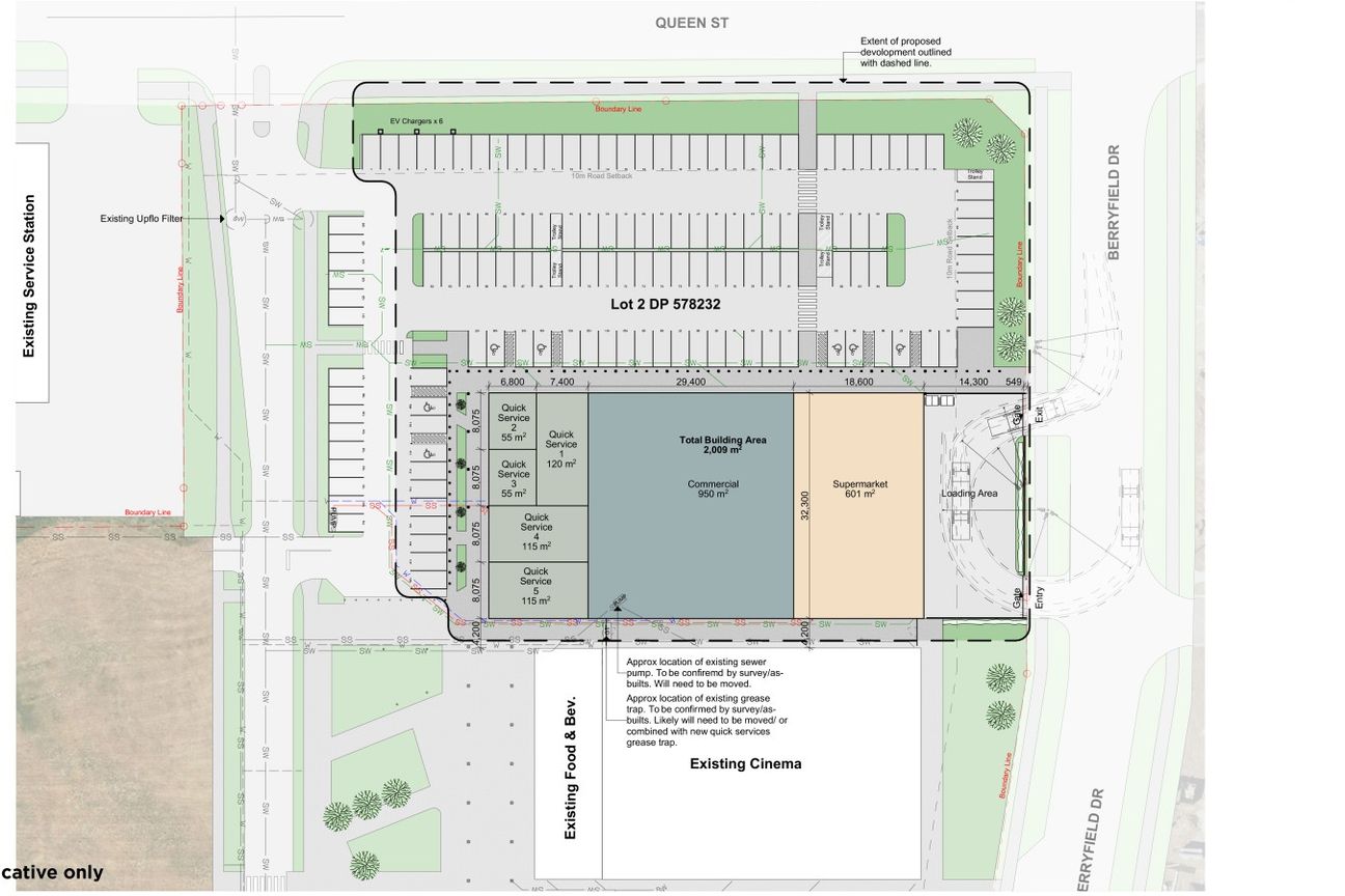 Berryfields Crossing - Retail, Office, Food - Flere