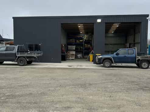 Harewood workshop and yard