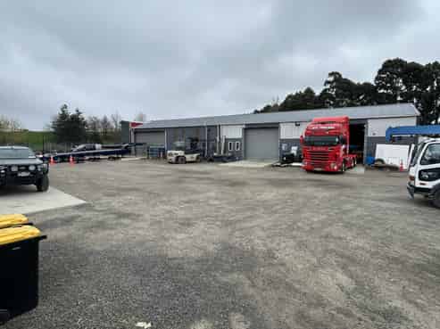 Harewood workshop and yard