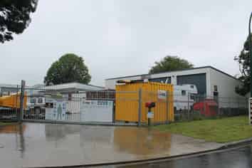 Workshop and secure yard