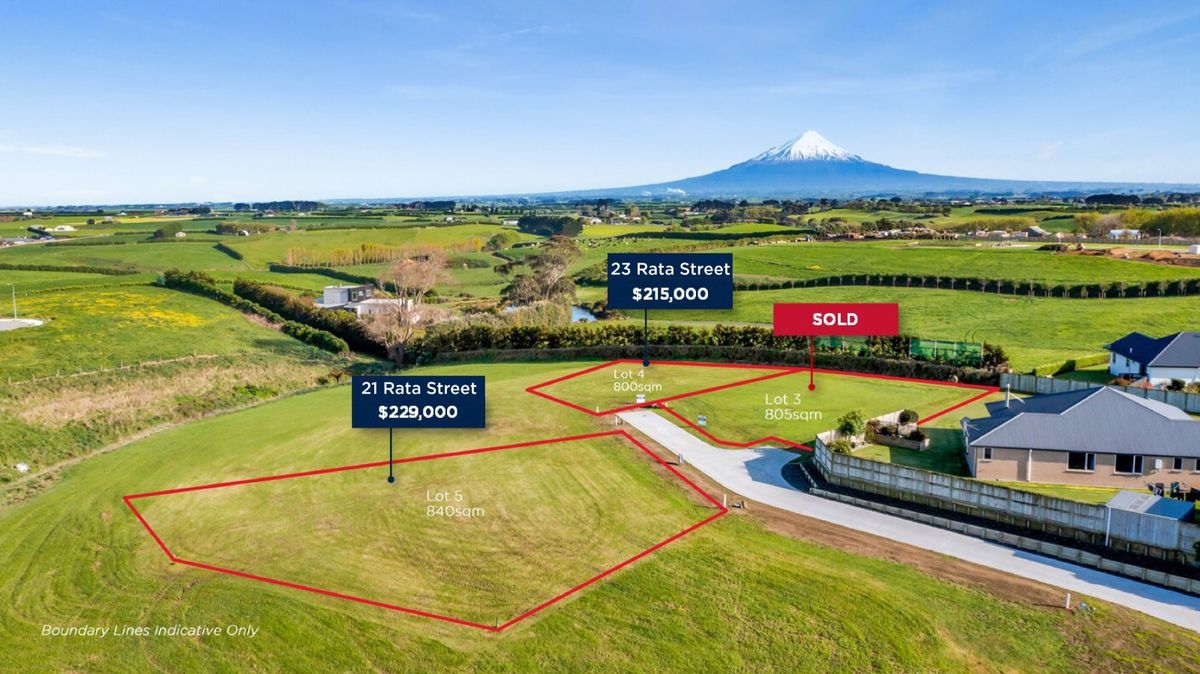 Prime sections - Rural vista's - Town convenience, Hawera