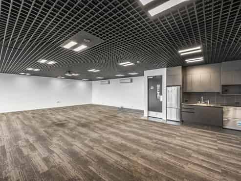 Modern open level one office