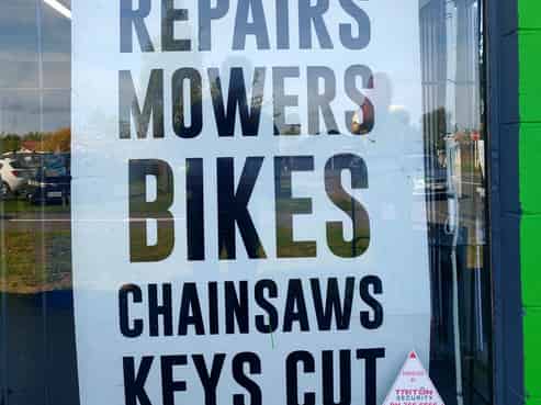Lawnmower, Bicycle Sales and Service Business