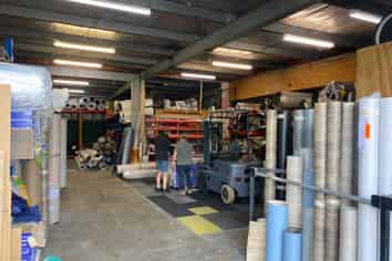 Modern Showroom with Warehouse