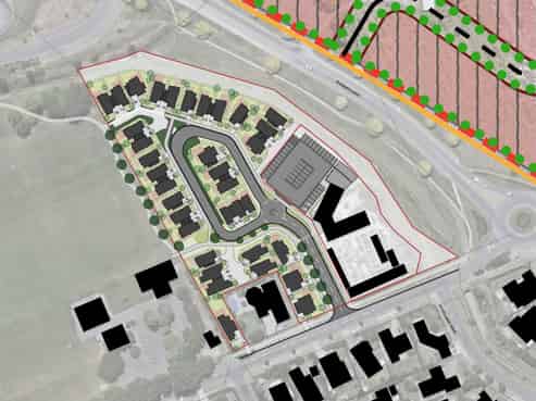 Havelock North consented development site