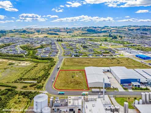 Strategic corner site in Pokeno Industrial Park