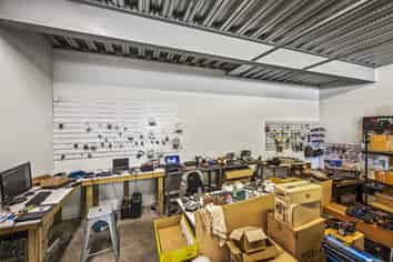 Live/work unit with estuary views