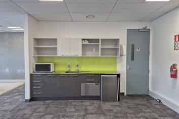 Modern office space with sustainability features