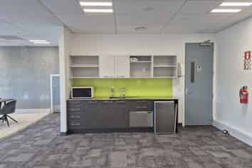 Modern office space with sustainability features