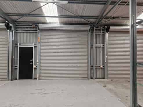 Warehouse, two roller doors, office space