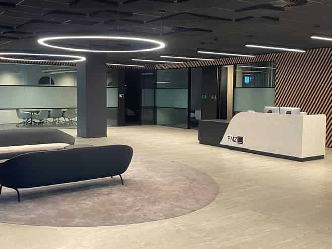 Brand new fitted office floor