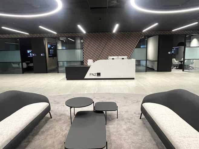 Brand new fitted office floor