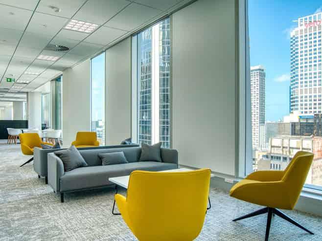 Brand new fitted office floor