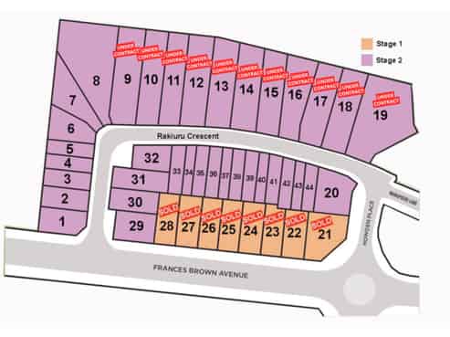 Lots 1-44 The Crest, Aotea