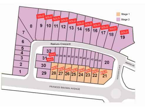 Lots 1-44 The Crest, Aotea