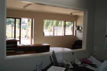 Main road office with display yard for sale