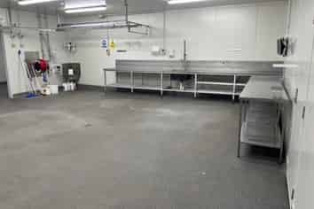 Tenancy with food preparation areas and offices