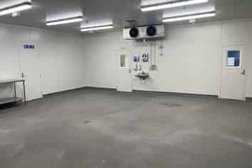 Tenancy with food preparation areas and offices