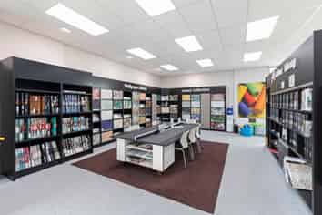 High profile showroom! 