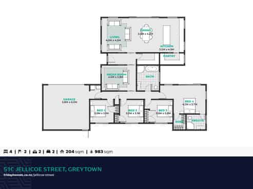 51C Jellicoe Street, Greytown